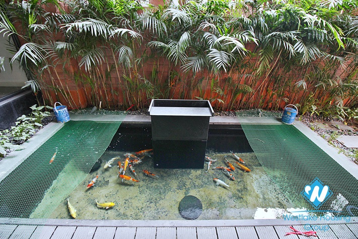A wonderful new villa having nice outside space for rent in Tay Ho, Hanoi, Vietnam